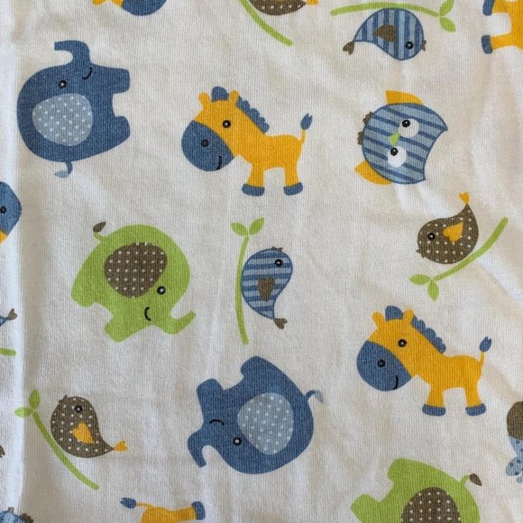 LITTLE BOBDOG Unisex Bamboo Pajamas M 3-4 3T 4T Toddler Animals Elephants PJs - Picture 7 of 7